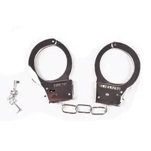 Хэллоуин хитрые игрушки ролевые игры Серебряные Металлические наручники с ключами полиции ролевой косплей для детей мальчик малыш игрушка