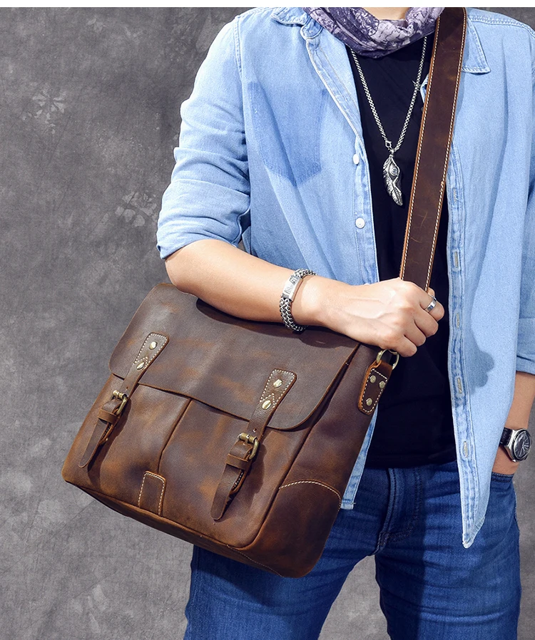 leather shoulder bag women's