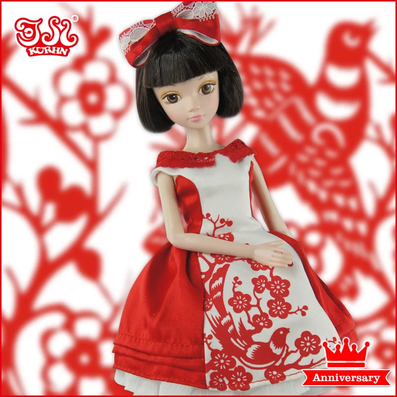 

Kurhn 8th anniversary commemorative doll girl birthday gift Home Decoration # 1180