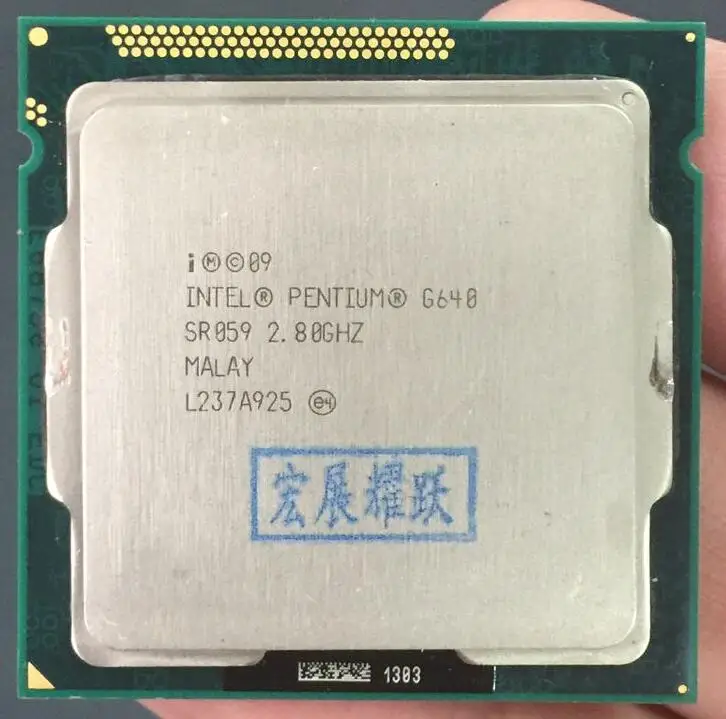 Процессор Intel Pentium G640 3M 2 80 ГГц LGA 1155 TDP 65 Вт Настольный ПК | Компьютеры и офис