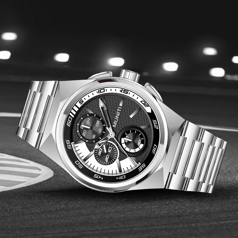 

New Fashion Men Watch Brand Quartz Watches Waterproof Stainless Steel Casual Quartz Sports Military watch Relogio Masculino