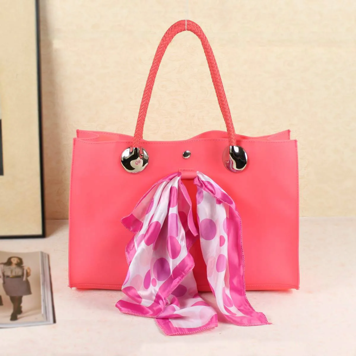 

Fashion small Scarf Soft Hair Tie Band Decorative Multifunctional Headscarf Multicolor Stripe Kerchief Neck small square scarf