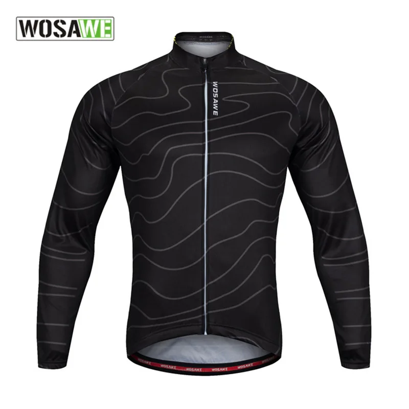 WOSAWE High Quality Men Cycling Jersey Outdoor Breathable Sport Jerseys