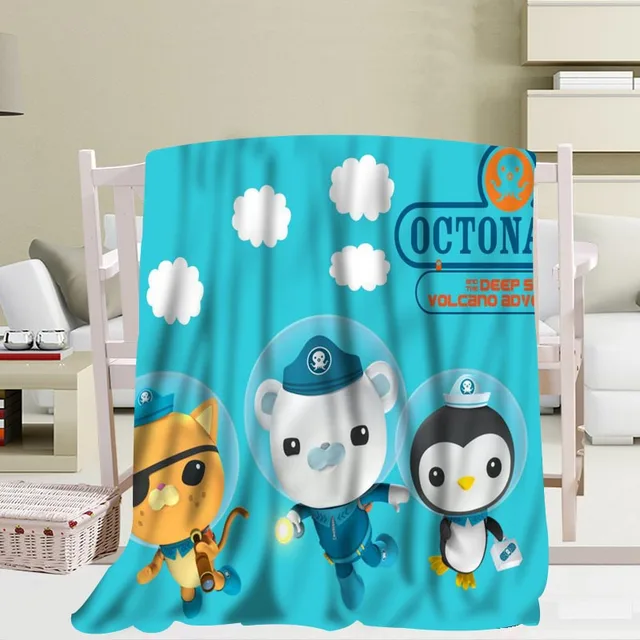 New Arrival Octonauts Blankets 3D Printing Soft Blanket Throw on Home