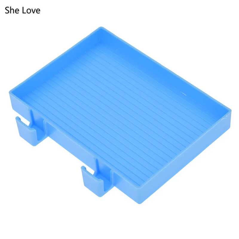 

She Love Dual Use Diamond Embroidery Large Tray Plastic Rhinestone Capacity Plate DIY Tools Embroidery For Handwork