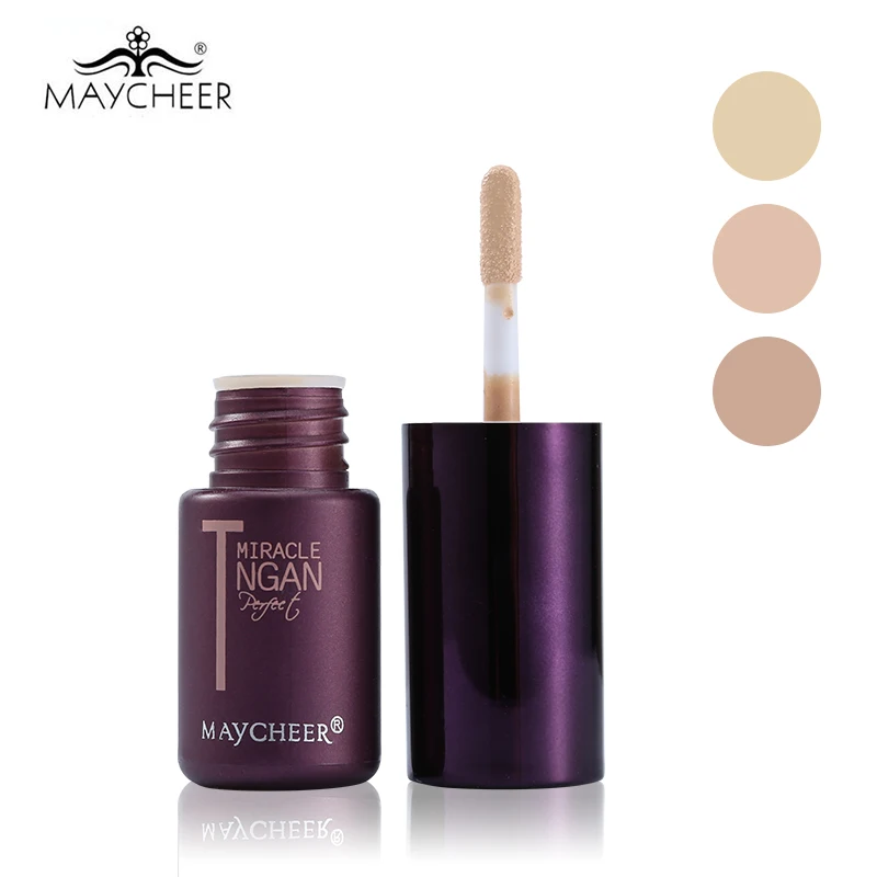 MAYCHEER 3 ColorsT zone Concealer Cream Concealing Dark Circles font b Makeup b font Face Flawless