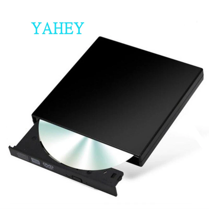 

USB 2.0 External CD ROM Drive Optical DVD RW Burner Writer Recorder Portatil DVD Player Reader for Laptops Computer PC Windows
