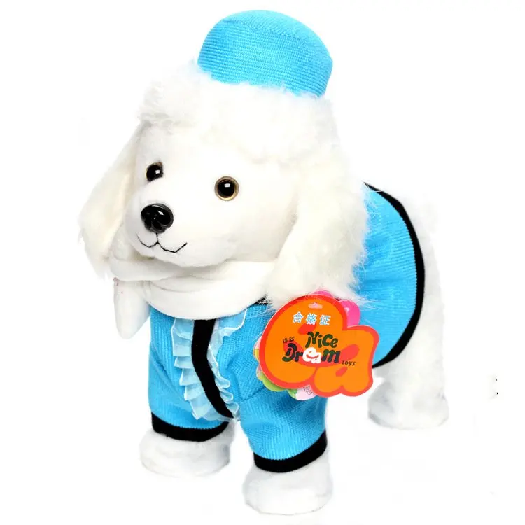 Fashion Electronic toys Teddy dog pet toys for children Walk Sing jouet electronique Musical Interactive Robot Dog Birthday Gift