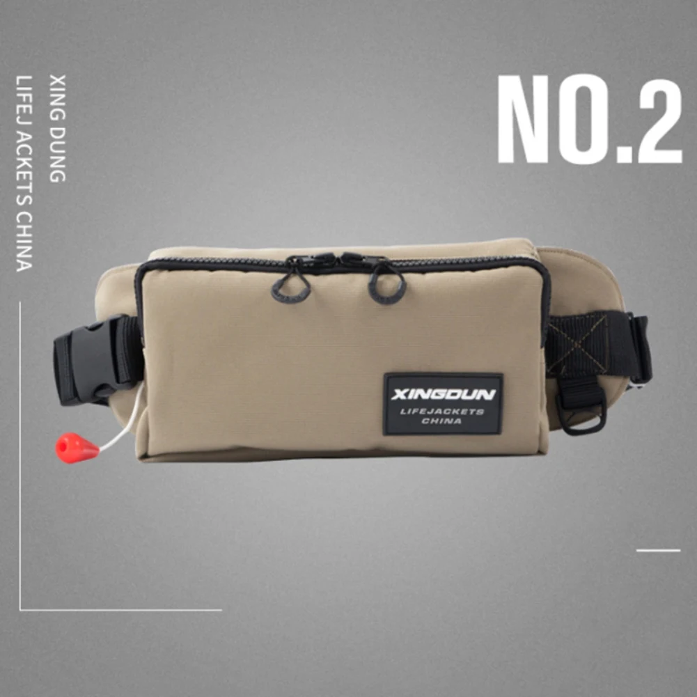 

Inflatable Life Jacket Large Buoyancy Lightweight Portable Adult Fishing Lifesaving Automatic Gear Belt Lifebuoy Waist Bag
