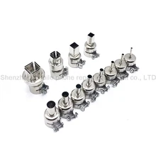 Universal Hot Air Gun Nozzles 12PCS Each Kind Specification Kit BGA Soldering Station Rework Stations Nozzle Welding Accessories