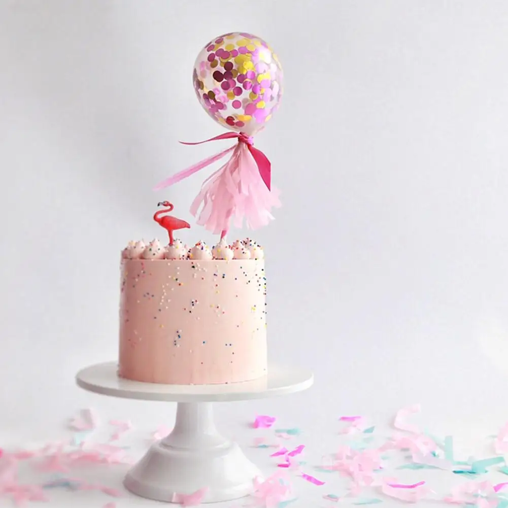 

Colorful Sequins Transparent Balloons 5 Inch Small Dessert Cake Decorative Balloon Wedding Ceremony Layout Party Decoration