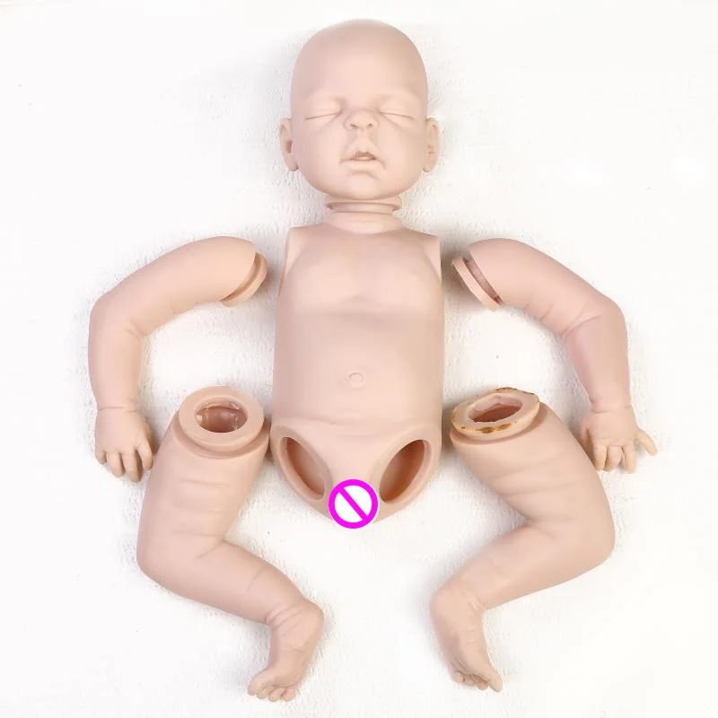 23 дюймов Новое поступление DIY винил силиконовый Reborn Baby Doll Kit Неокрашенная пустая кукла набор игрушек для детей