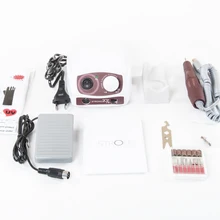 35000 об/мин сильный 210 102 микромотор наконечник& Сильный 207B блок управления электрический сверлильный станок для ногтей оборудование для маникюра и дизайна ногтей