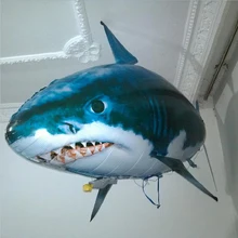 Remote Control Balloon Flying Fish Shark RC Plastic Inflatable Blimp Animal Balloon Children Toys Gifts