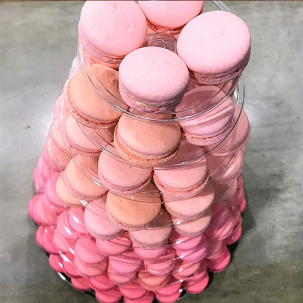 GT 2 шт. 6 Слои пирамида из Макарон стойка для кексов, пирожное-Корзиночка Macaroons подставка-держатель для товаров инструменты Свадебные украшения пасхальное для рождественской вечеринки