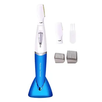 

Kemei 2 in 1 Electric Eyebrow Trimmer Waterproof Lady Shaver Eyebrow Styling Kit Portable Battery-Operated Women Shaver Trimme