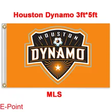 1 piece 144cm*96cm size MLS Houston Dynamo Flying flag
