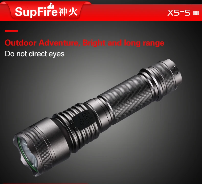 Супер мощный светодиодный светильник-вспышка Linterna светодиодный фонарь X5-S светильник-вспышка для Imalent Sofirn Fenix Convoy Tactical Zaklamp S118