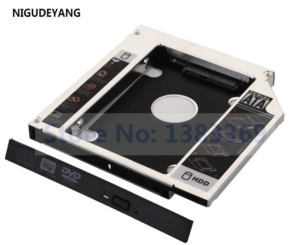 NIGUDEYANG 2nd 2,5 жесткий диск SSD карман для жесткого диска адаптер для HP Compaq Presario CQ70 CQ71 CQ60 CQ61