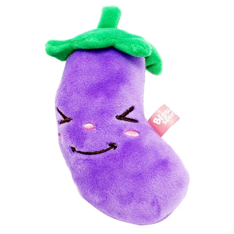 Kawaii фрукты овощи курица барабан кости пищалка игрушка для Плюшевая собачка