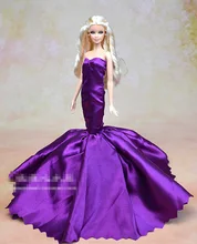 High quality Handmade Gifts For Girls fishtail skirt Slim Evening Suit Wedding White Dress Clothes For