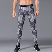 YD бренд горячая распродажа брюки с принтом высокая эластичность, быстро сохнут, сжатия полиэстер Мужская Бег трико, спортивные брюки, леггинсы