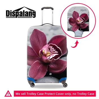 

Dispalang 3D beautiful floral print protective baggage cover stretch elastic travel trolley suitcase rain covers washproof cover