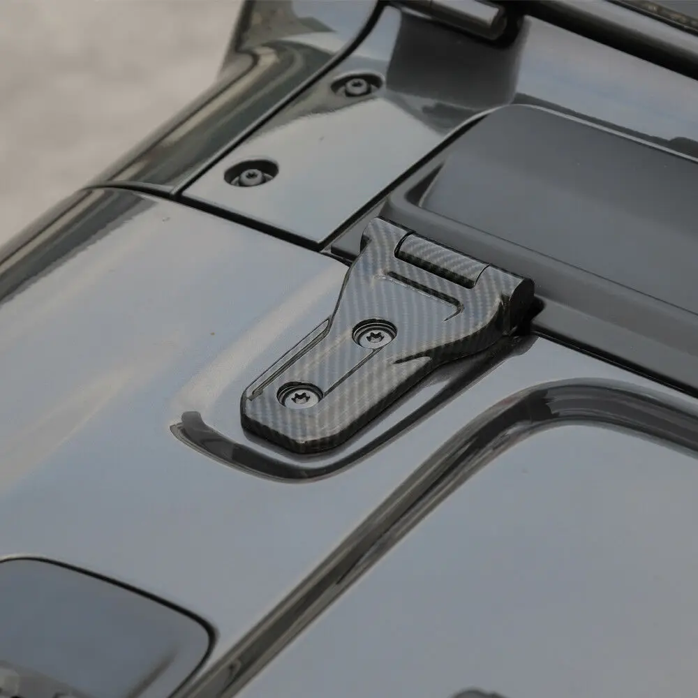 Карбоновый передний капот двигателя шарнир Декор Крышка Накладка для Jeep Wrangler JL