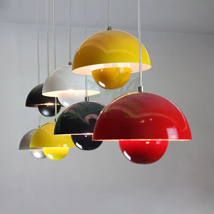 

Pu flower pot simple creative children room bedroom living room dining room lamp UFO pendant light FG388