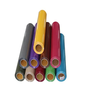 

20 x 78.7 inches/0.5x2m PVC Heat Transfer Vinyl Film Sheet Iron on Vinyl HTV for DIY T-Shirts or Fabrics multi-color