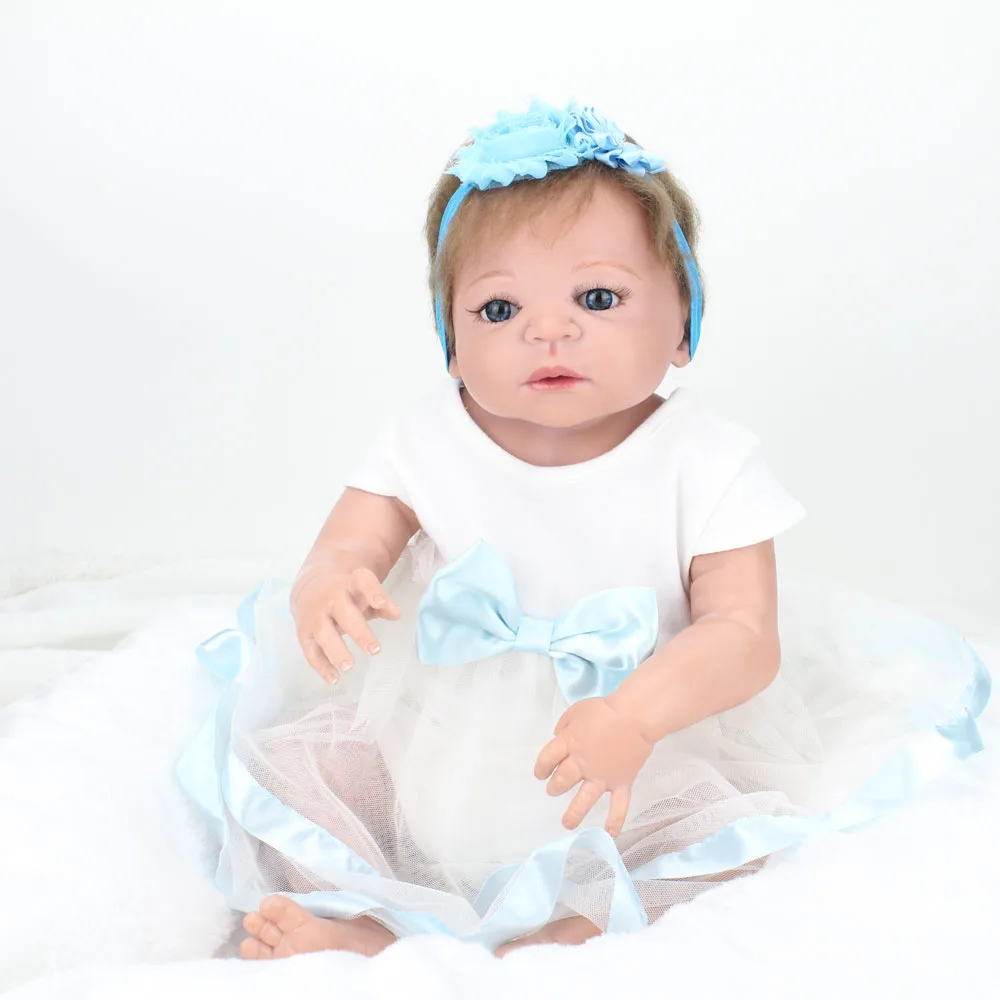 KAYDORA Мода Bonecas принцесса кукла реборн для девочек Reborn Baby Doll Реалистичная 22 дюймов виниловая полная силиконовая кукла игрушки