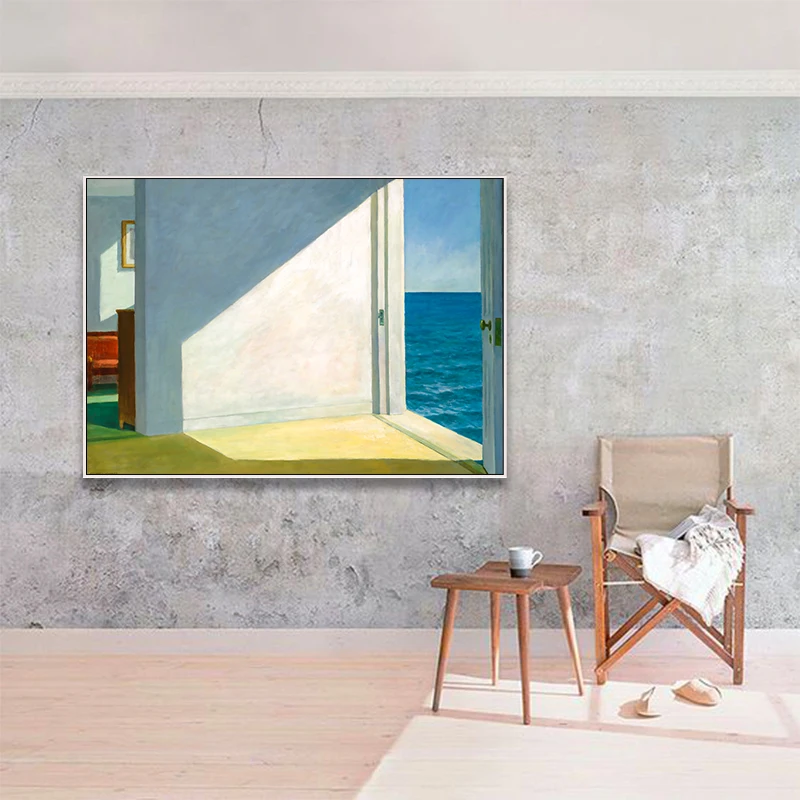 Комнаты у моря пейзаж произведение искусства Репродукция холст печать живопись плакат искусство настенные картины для гостиной домашний декор