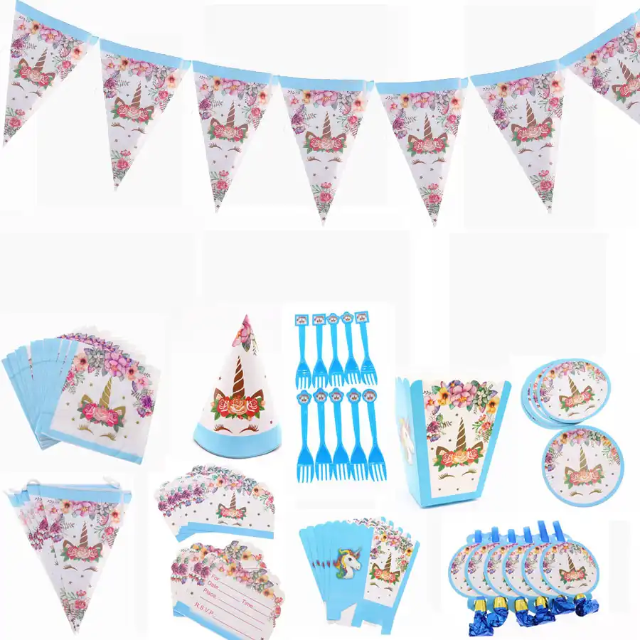 plates and napkins party supplies