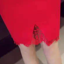 Сексуальный Damen formelle Spitze Стретч Hohe Tail Kurz Enganliegend Minirock