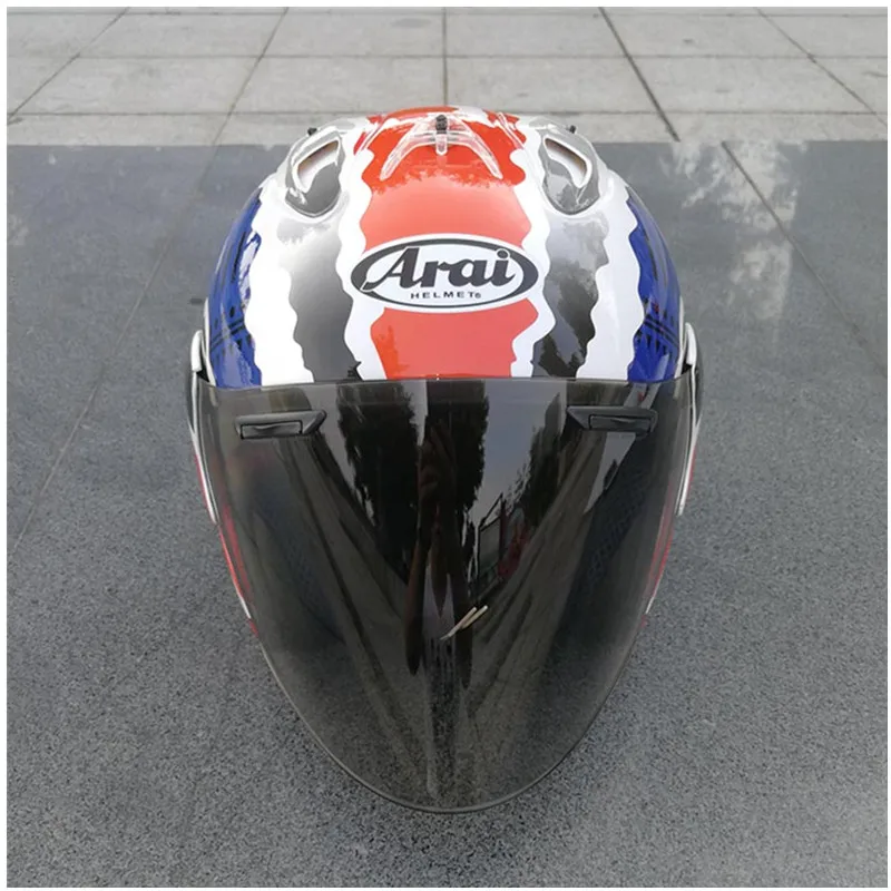 ARAI двойной Применение мотоциклетный шлем в виде черепа Новинка Ретро-шлем полушлем для мотоцикла