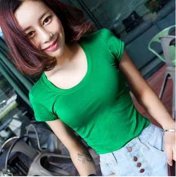 

free shipping Short Sleeve cotton T Shirt Women Tops 2017 Fashion Clothing shirt Women T-shirt Graphic Tee woman clothes AW7846