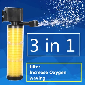 

Aquarium filter mute three in one built-in filter for aquarium filtration / fish tank filter/MultiFunction Submersible filter
