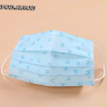 60pcs/Pack Fashion dust mask pm2.5 Three MiG-sub prints fashion generous super soft spunlace disposable masks