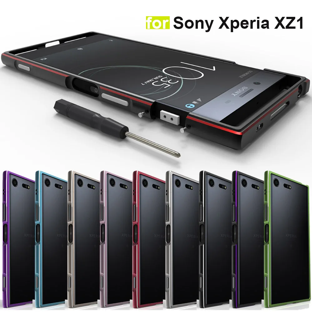 Чехол CELFONE Matel для sony Xperia XZ1, бампер из алюминиевого сплава для sony Xperia XZ1 G8341, рамка для sony XZ1, fundas