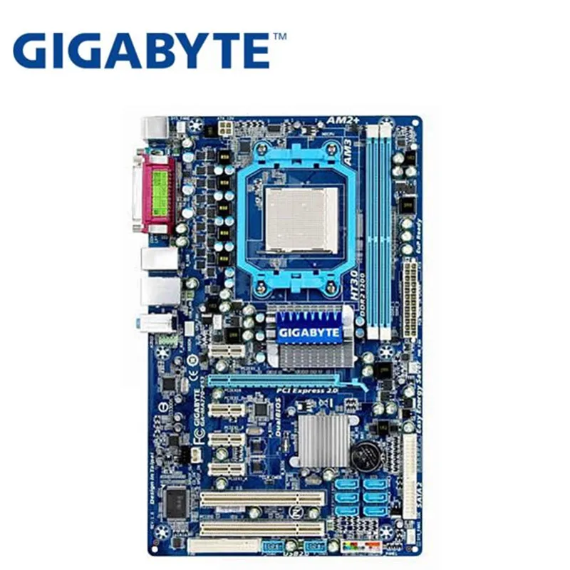 GIGABYTE GA-MA770-ES3 для настольных ПК 770 разъем AM3 Phenom II/Athlon II DDR2 8 г используется в MA770-ES3