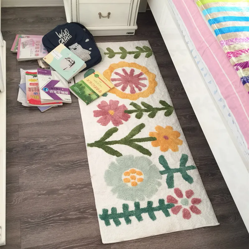Новое поступление цветочные и деревья вышитые ковры и ковры мульти размер прямоугольные ковры для гостиной спальни