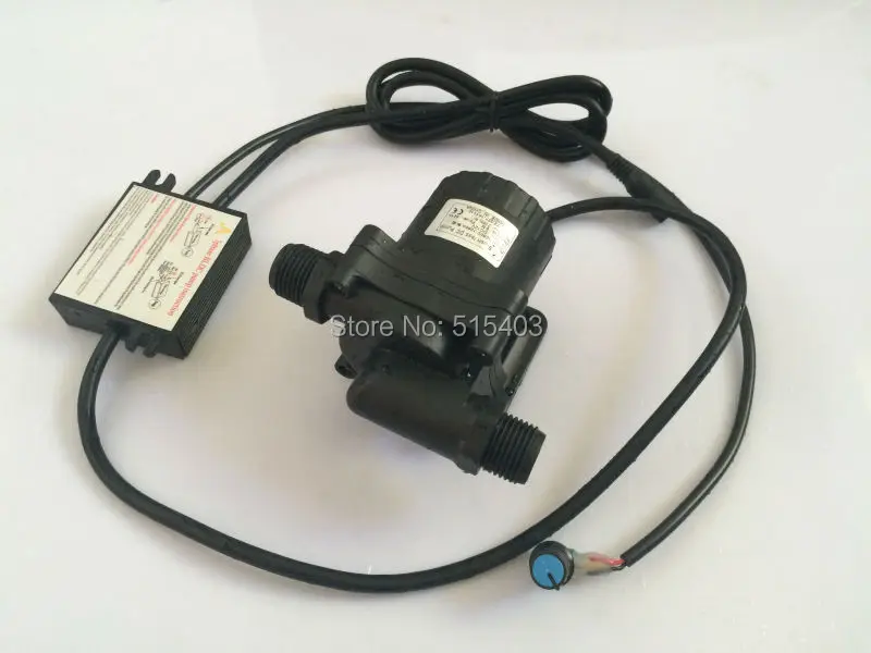 

3pcs/ Lot Small Solar Power DC Pump 50C-1260A, 12V 54W 2100LPH 6M for Hot Water, Submersible, Speed Adjustable