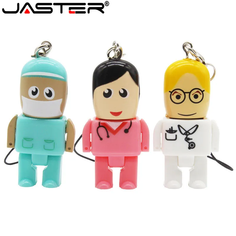 JASTER customer LOGO Doctors USB stick nurses memory stick Lovely pendrive cartoon usb flash drive pendrive 4GB 8GB 16GB 32GB JASTER customer LOGO Doctors USB stick nurses memory stick Lovely pendrive cartoon usb flash drive pendrive 4GB 8GB 16GB 32GB