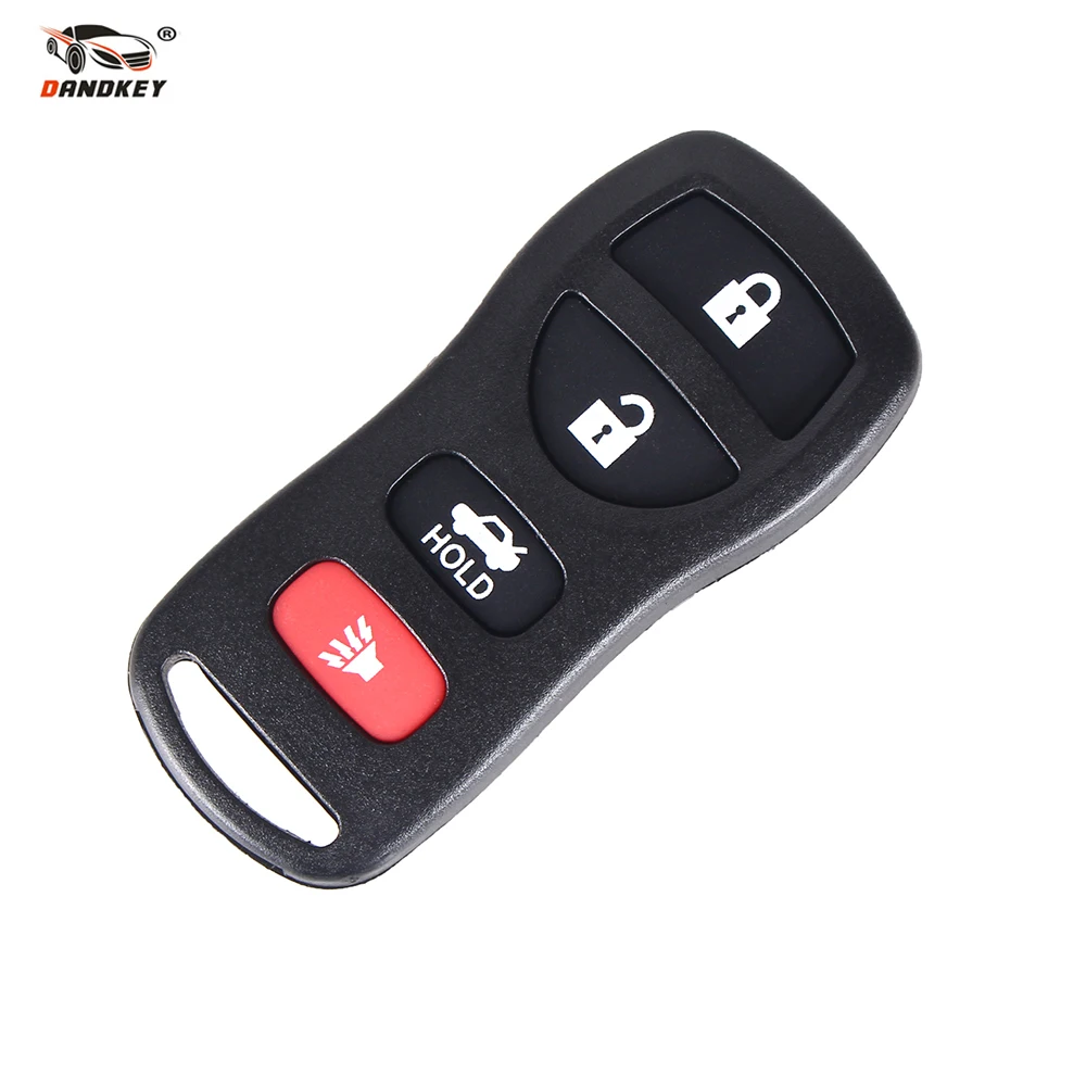 DANDKEY Remote Car Key Fob KBRASTU15 4 Button for Nissan Altima Maxima