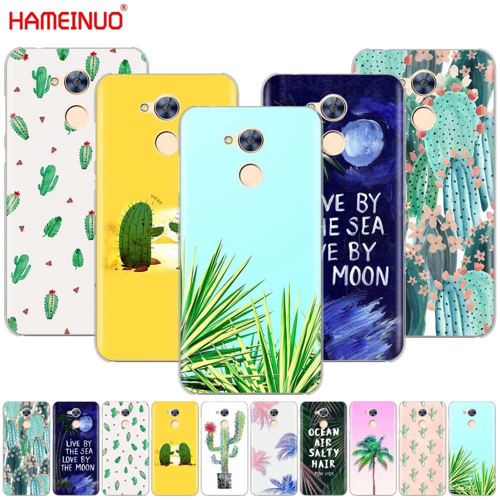 HAMEINUO Panda Pour Coque Luxe Cactus Cover phone Case for Huawei Honor 10 V10 4A 5A 6A 7A 6C 6X 7X 8 9 LITE | Мобильные телефоны и