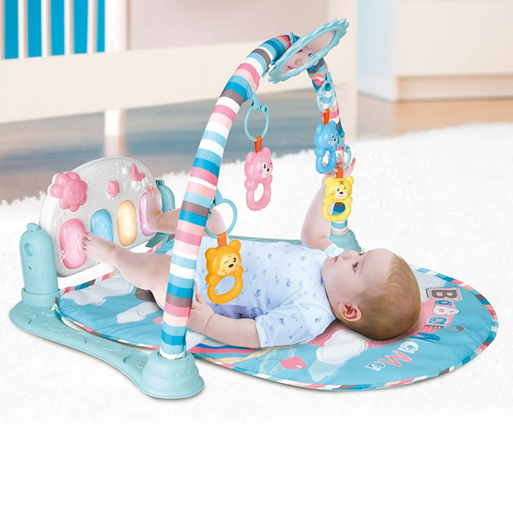 Baby Play Mat Kids Rug Educational Puzzle Carpet With Piano Keyboard And Cute Animal Playmat Gym Crawling Activity Toys | Игрушки и