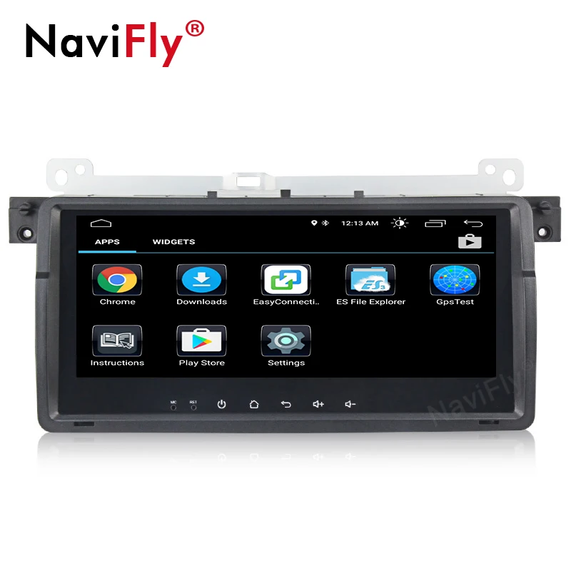 Excellent NaviFly 8.8 inch Android 8.1 Car multimedia player for BMW E46 M3 1998-2006 with Radio GPS navigation Stereo head unit NO DVD 2