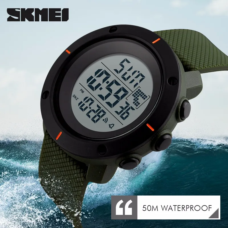 

SKMEI Brand Men Sports Watches LED Digital Military Watch Fashion Casual Outdoor Dive Dress Wristwatches Relogio Masculino Clock