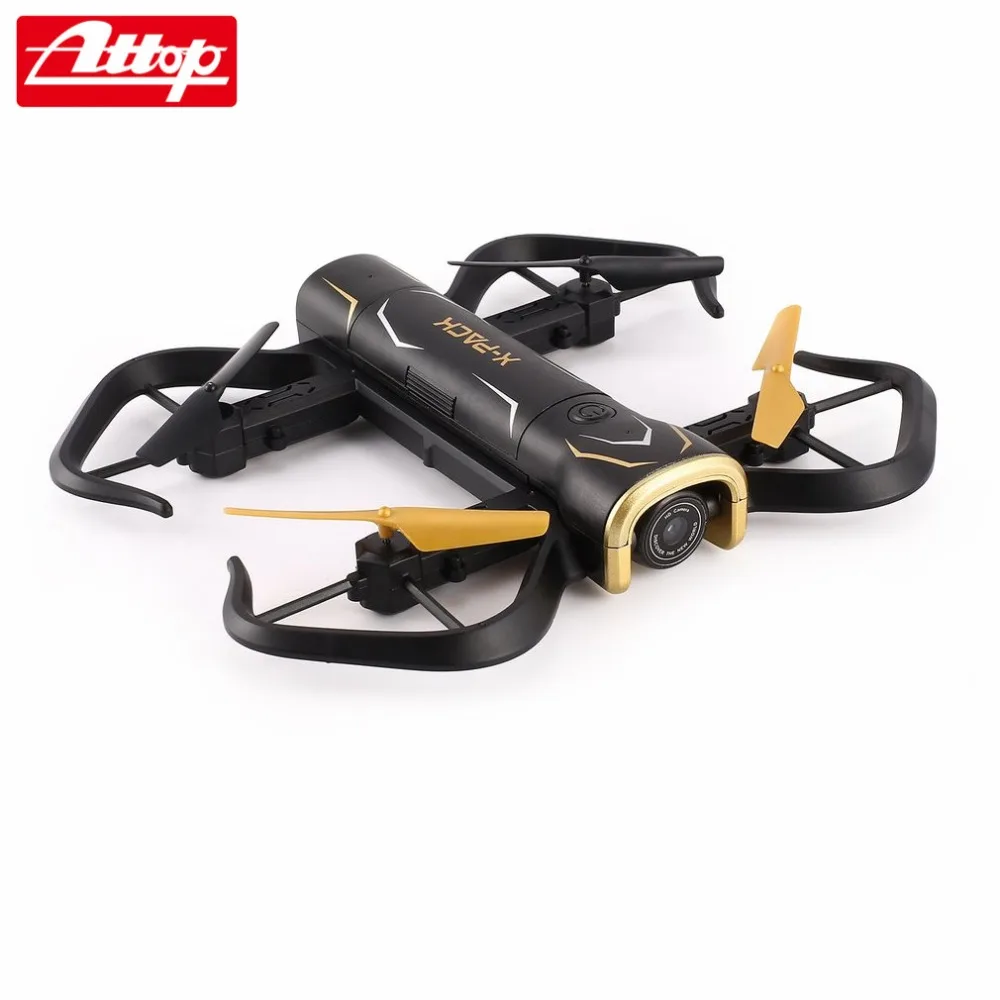 

Attop X-PACK5 Foldable Smart FPV RC Quadcopter Drone with 720P HD Wifii Camera Altitude Hold Real-time Headless Mode hz