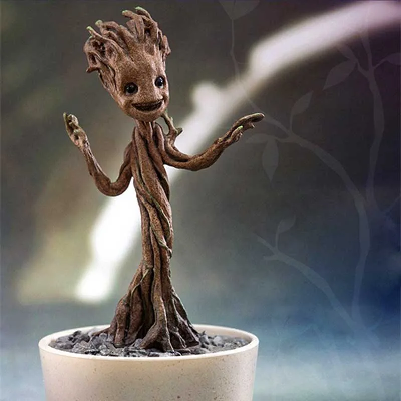 

2019 Guardians of the Galaxy Marvel Groots Figure Marvel Action Figures Doll brinquedos Collection Model Figure Hot Toys